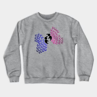 Bipolar Semicolon Butterflies Crewneck Sweatshirt